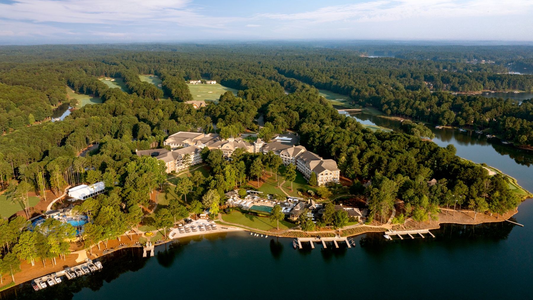 The Ritz-Carlton Reynolds, Lake Oconee, a lake wedding venue in Greensboro, Georgia