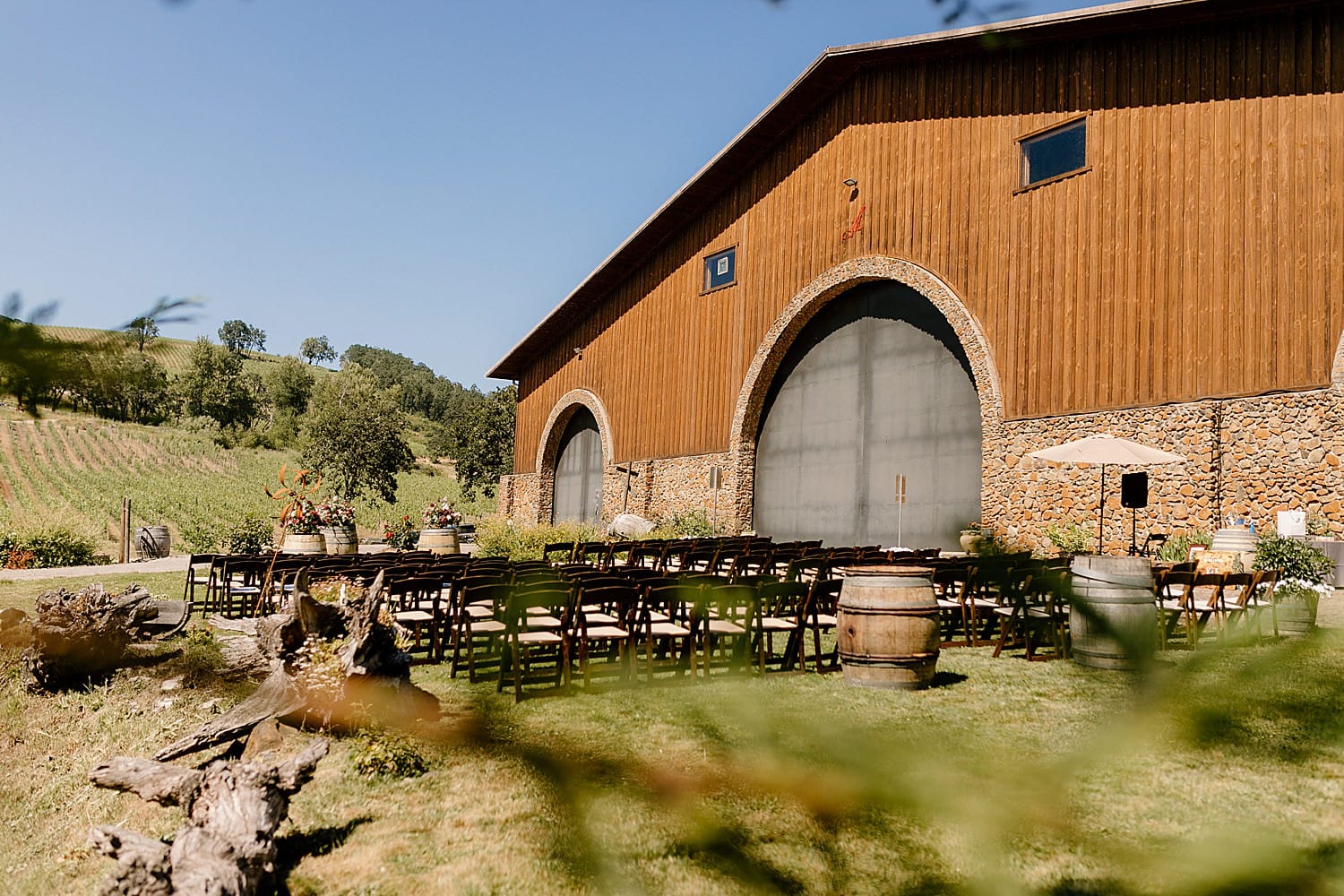 Maysara Winery, a barn wedding venue in McMinnville, OR