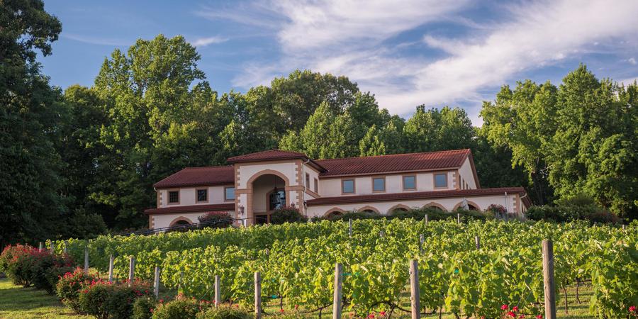 Running Hare Vineyard, a barn wedding venue in Prince Frederick, MD