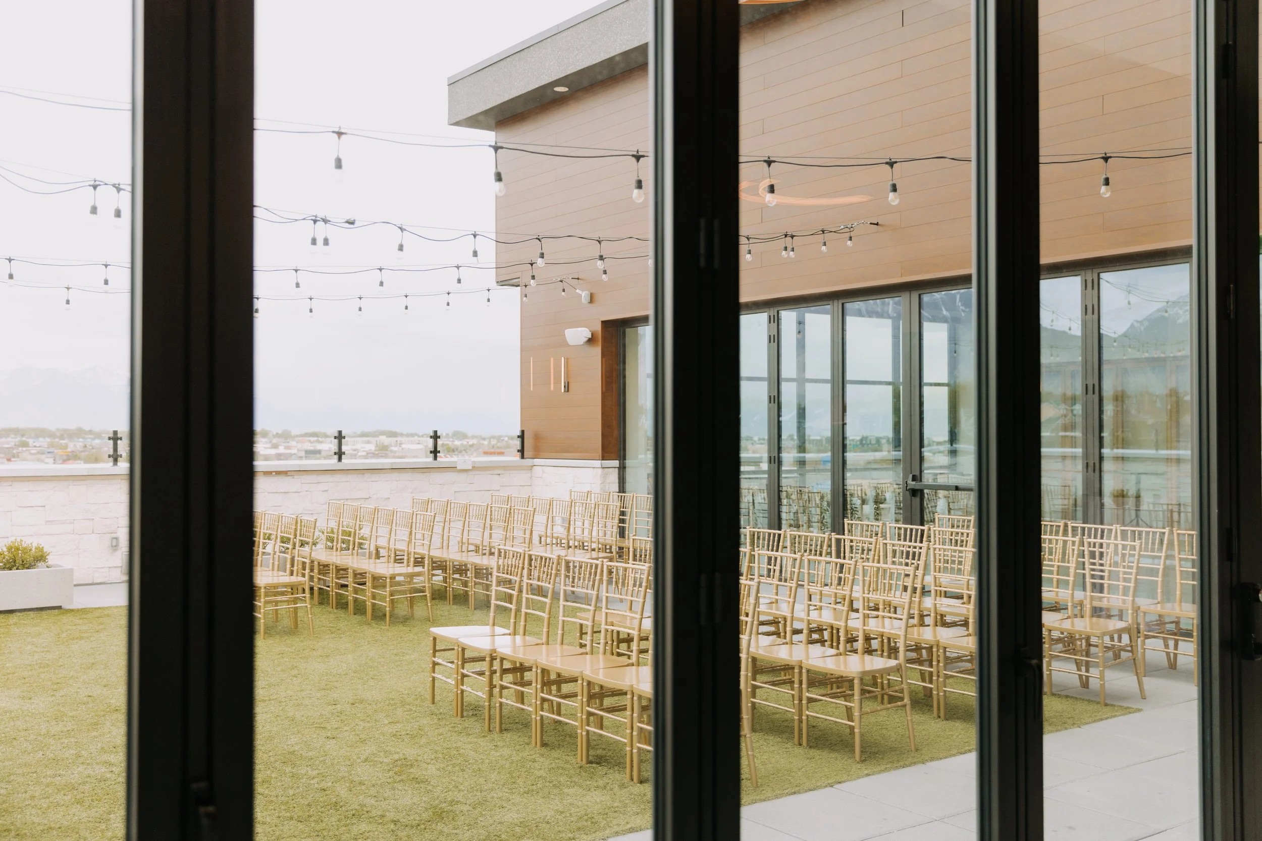 The Rooftop Lehi, a rooftop wedding venue in Lehi, Utah