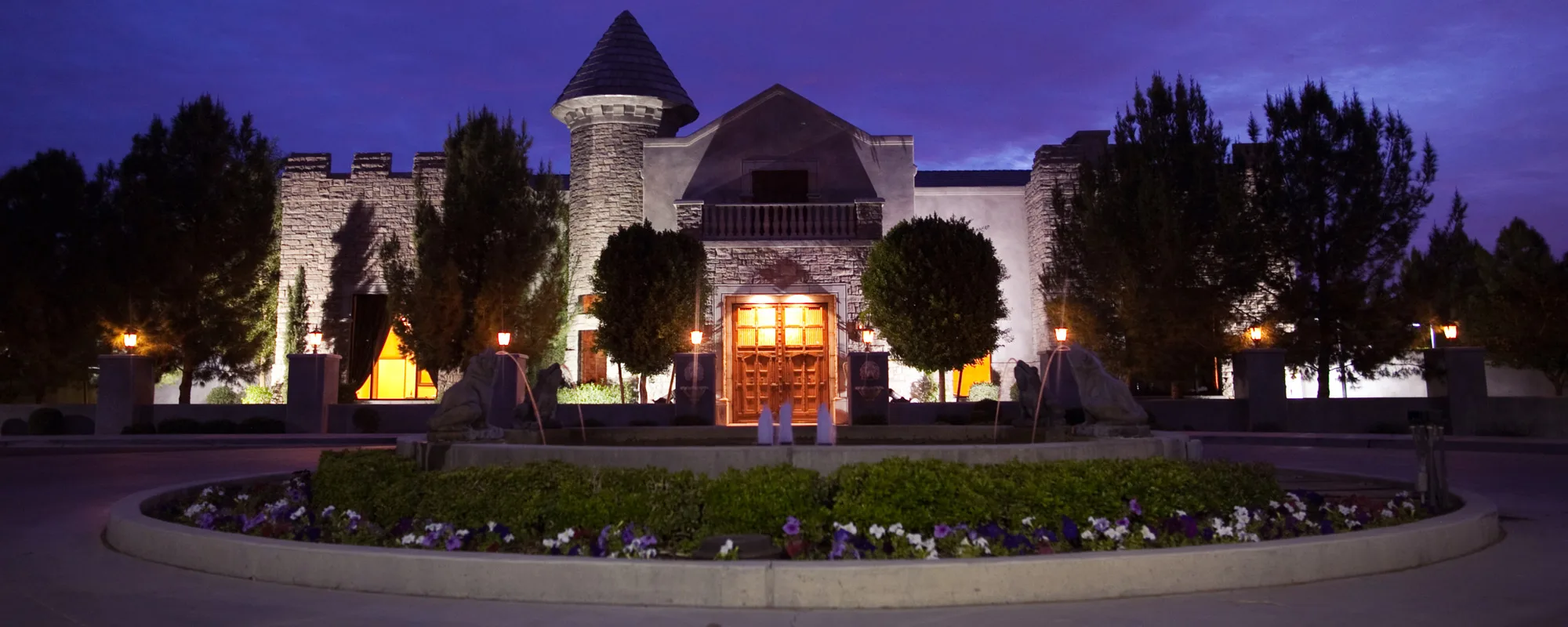 The Ashley Castle, a modern medieval-style event castle in Chandler, Arizona