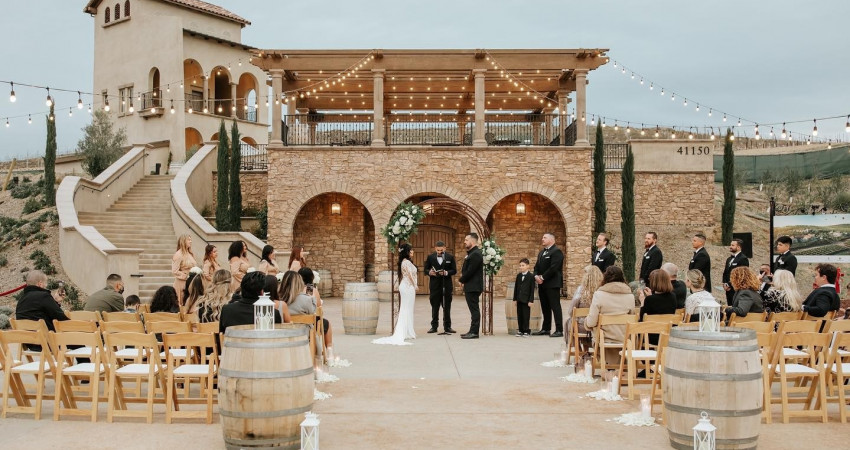 Europa Village Wineries & Resort, a barn wedding venue in Temecula, CA