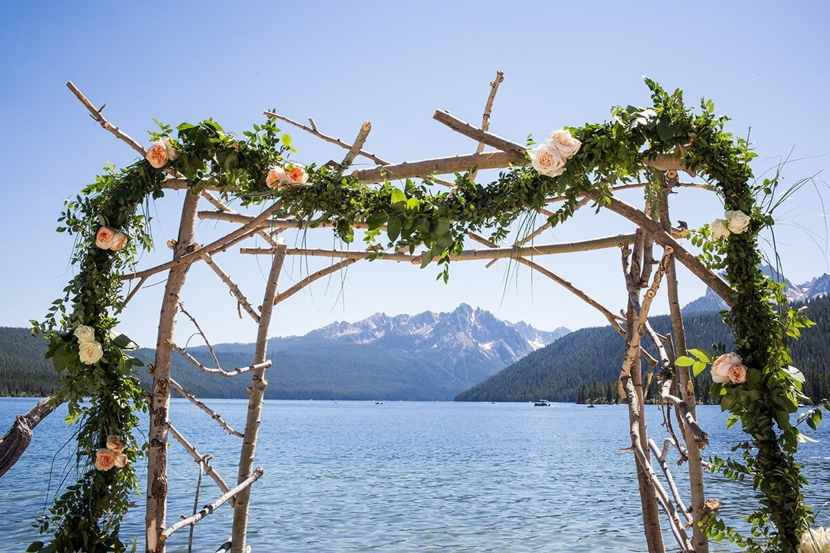 Redfish Lake Lodge, a lake wedding venue in Stanley, Idaho