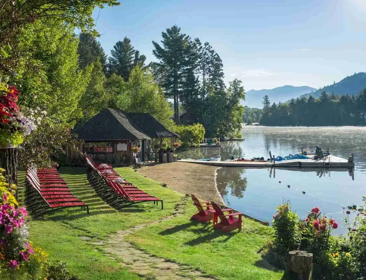 Mirror Lake Inn Resort and Spa, a lake wedding venue in Lake Placid, New York