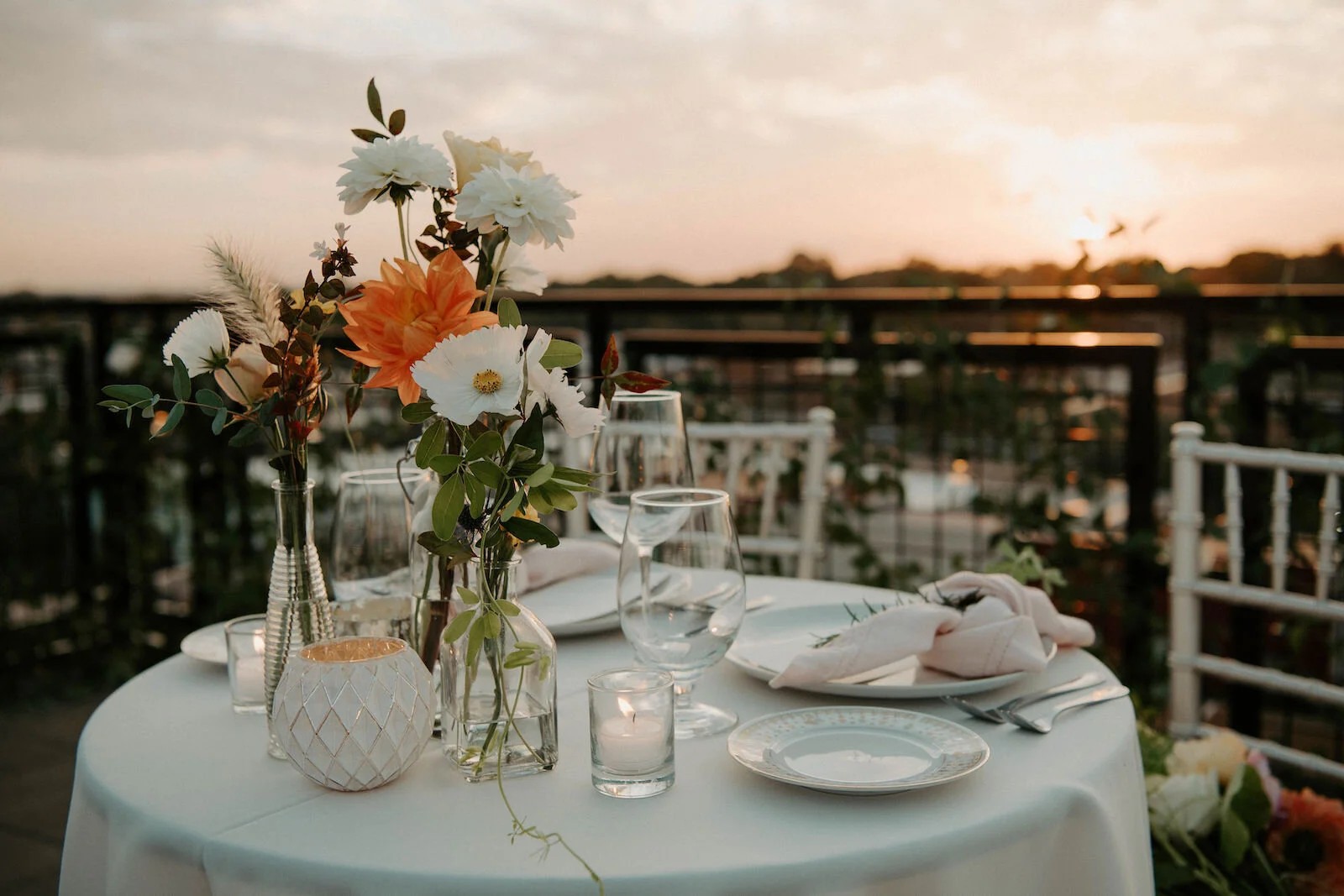 Uptown Indigo, a rooftop wedding venue in Shelby, North Carolina