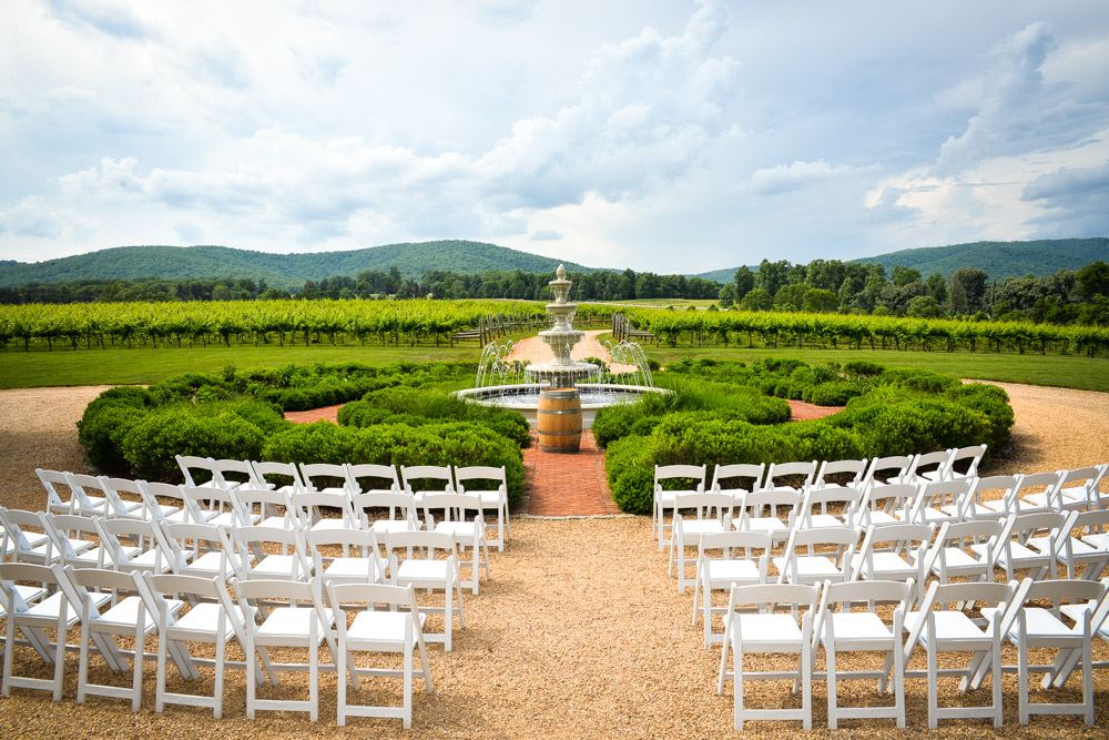 Keswick Vineyards, a barn wedding venue in Keswick, VA