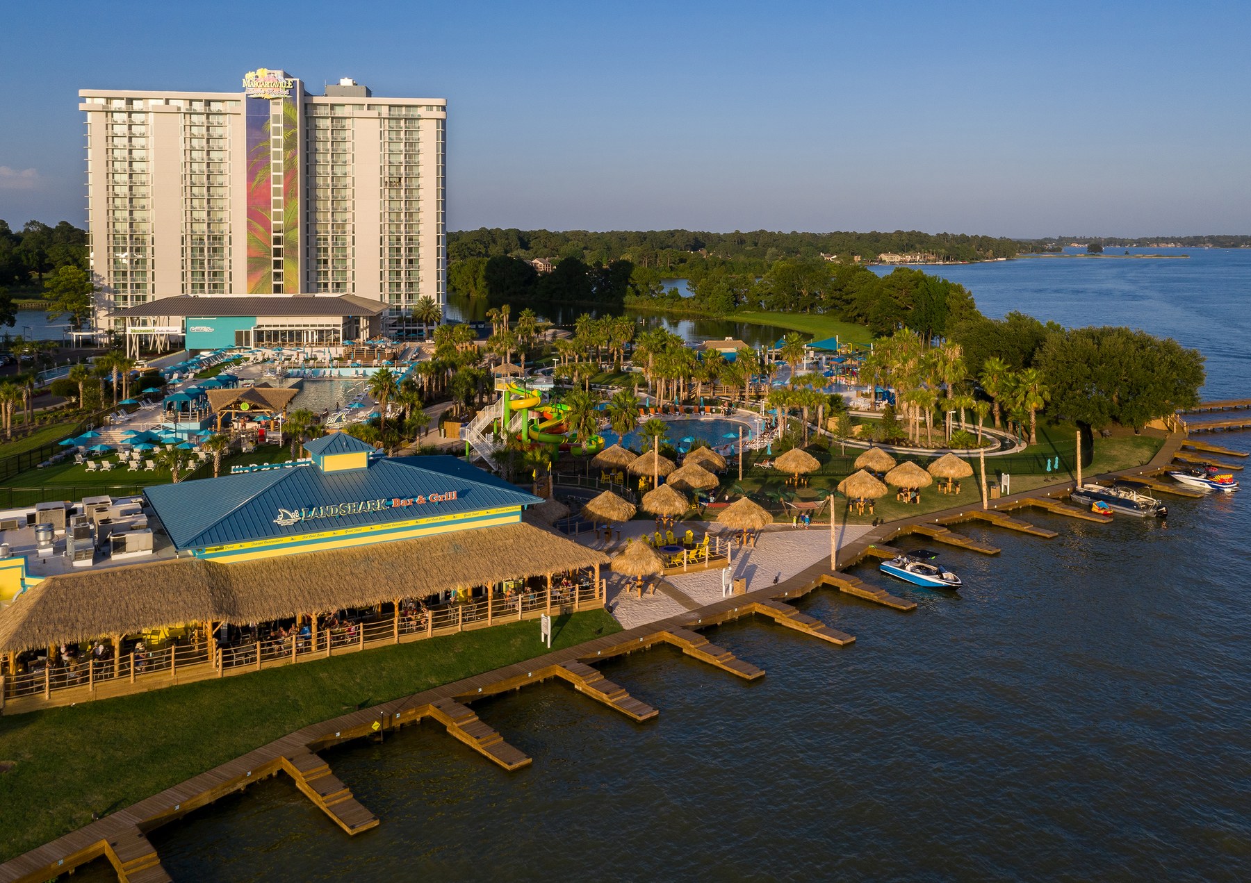 Margaritaville Lake Resort Lake Conroe, a lake wedding venue in Montgomery, Texas