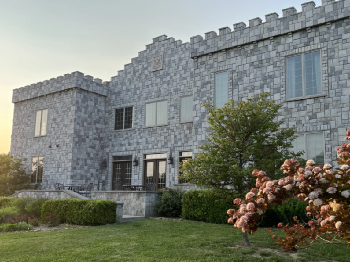 Clayshire Castle, a barn wedding venue in Bowling Green, IN
