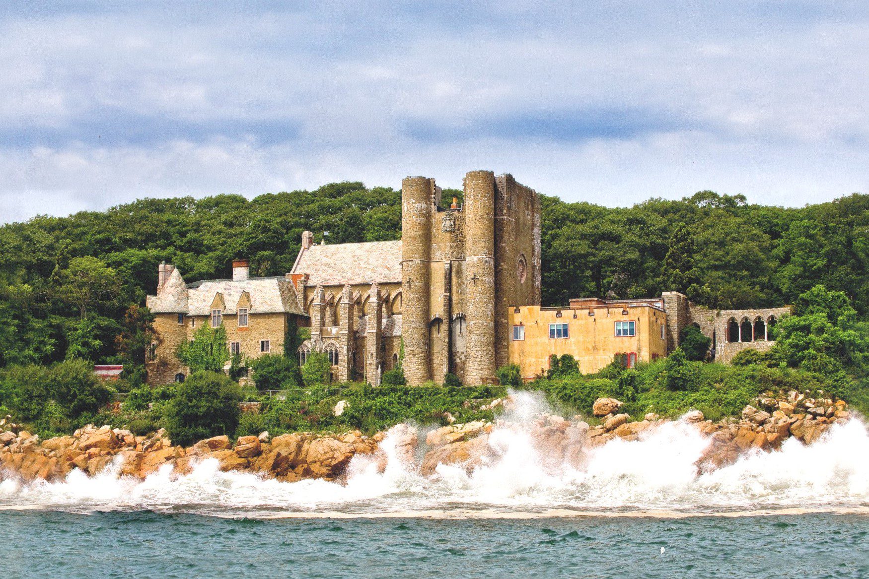 Hammond Castle, a barn wedding venue in Gloucester, MA