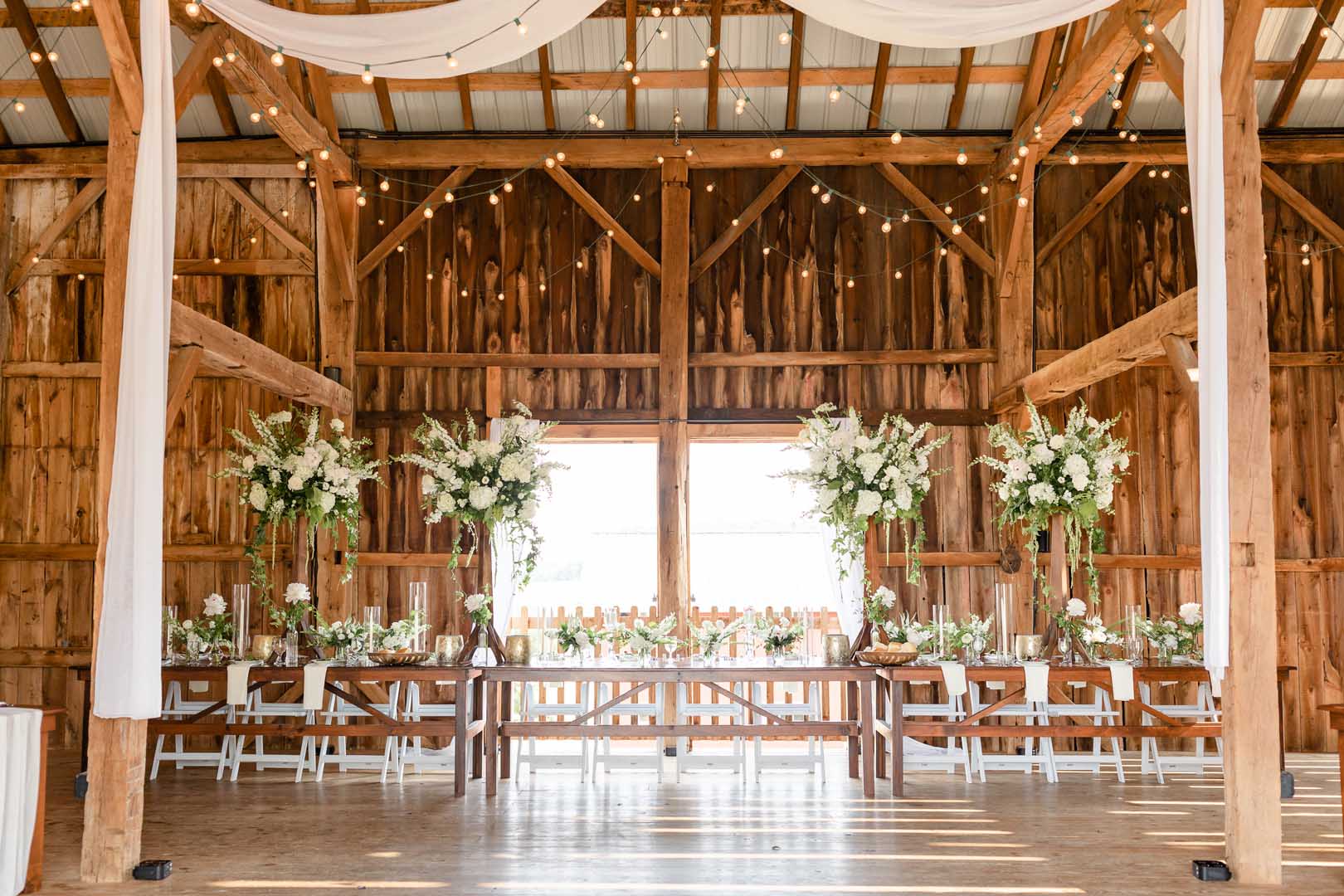 Pine Ridge Weddings gallery photo 3 — Pine-Shaded Barn in Mount Carroll, Illinois