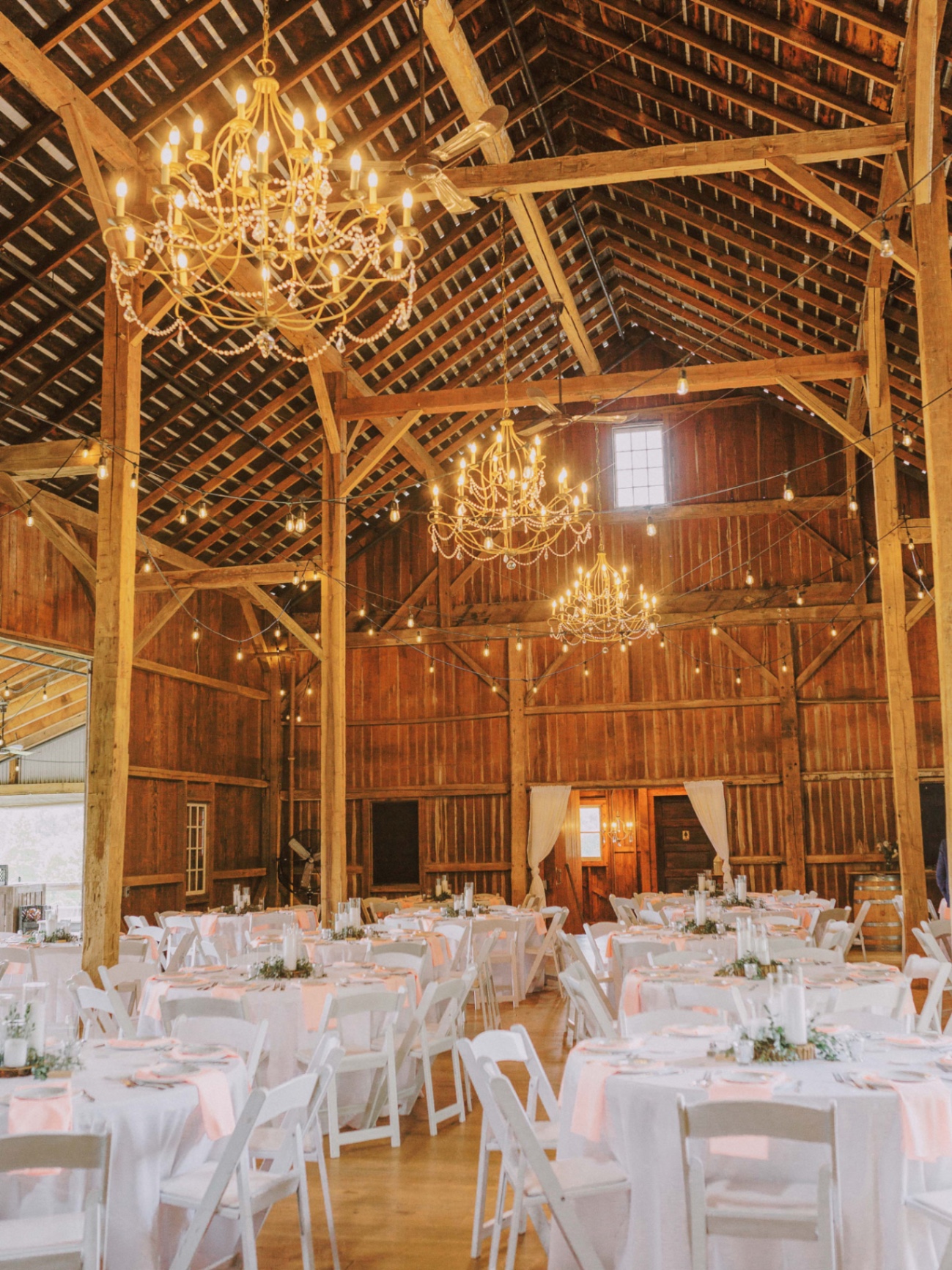 The Wedding Barn at Likes Farms gallery photo 2 — Heritage Dairy Barn in Saint Johns, Michigan